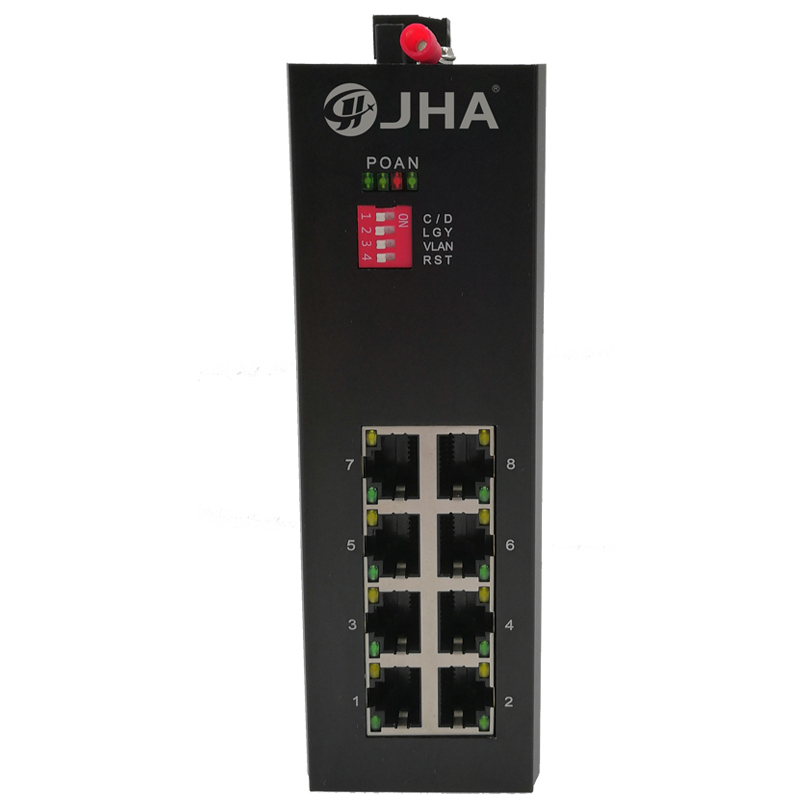 High Quality With Non Management Industrial Transceiver -
  8 10/100TX | Unmanaged Industrial Ethernet Switch JHA-IF08 – JHA