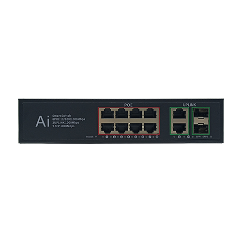 Wholesale China 24 Port Poe Switch Manufacturers Pricelist -
 8*100/1000mbps POE Port+2*100/1000mbps UP Link Port+2*100/1000mbps SFP Port | Smart PoE Switch JHA-P42208BMH – JHA