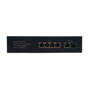 China Wholesale Gigabit Ethernet Switch Factory Suppliers - 4 10/100/1000TX PoE + 1TX Uplink + 1 1000X SFP Slot | Smart PoE Switch JHA-P41114BMH – JHA