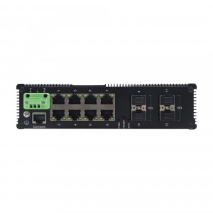 8 Port 1000M L2/L3 MANAGED INDUSTRIAL ETHERNET SWITCH with 4 10G SFP+ Slot | JHA-MIWS4G08H