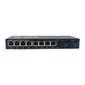 New Fashion Design for 10/100m Industrial Switch -
 8 10/100TX + 2 100FX | Fiber Ethernet Switch JHA-F28 – JHA