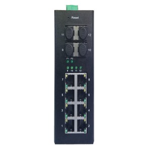 High Performance 48 Port Poe Managed Switch - 8 10/100/1000TX PoE/PoE+ and 4 1000X SFP Slot | Managed Industrial PoE Switch JHA-MIGS48P  – JHA