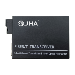 2 10/100/1000TX + 1 1000FX | Fiber Media Converter JHA-G12