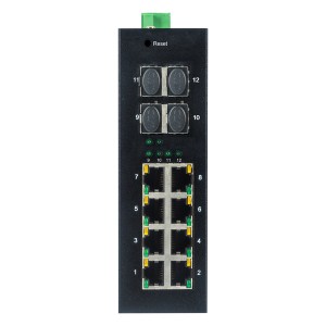 2018 High quality 1000m 8 Port Ethernet Switch - 8 10/100/1000TX and 4 1000X SFP Slot | Managed Industrial Ethernet Switch JHA-MIGS48 – JHA