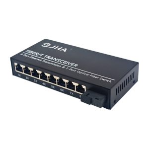 8 10/100TX + 1 100FX | Fiber Ethernet Switch JHA-F18