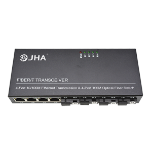 4 10/100TX + 4 100FX | Fiber Ethernet Switch JHA-F44