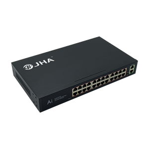 China Wholesale 16 Port Industrial Switch Suppliers Factories -
 24 Ports 10/100/1000M PoE+2 Uplink Gigabit Ethernet Port | Smart PoE Switch JHA-P402024BMH – JHA