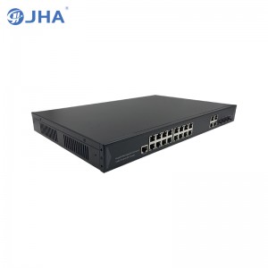 16*10/100/1000M PoE Port+4*1000M Combo port | L2 Managed PoE Switch JHA-MPGS416NCJ