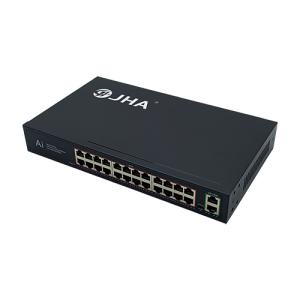 24 Ports 10/100/1000M PoE+2 Uplink Gigabit Ethernet Port | Smart PoE Switch JHA-P402024BMH