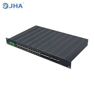 6 1G/10G SFP+ Slot+24 10/100/1000TX+8 1G SFP Slot | L2/L3 Managed Industrial Ethernet Switch JHA-MIWS6GS8024H