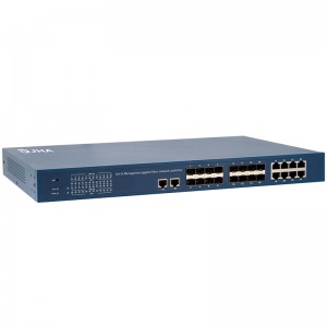 Wholesale Price 8 Port Industrial Switch - 16+10 Management Gigabit Fiber Switch  JHA-S1016MG-26BC – JHA