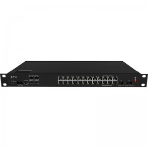 China Wholesale Fiber Optic Poe Ethernet Switch Manufacturers Pricelist - 4*10G Fiber Port+24*10/100/1000Base-T Managed Industrial Ethernet Switch JHA-MIG024W4-1U – JHA