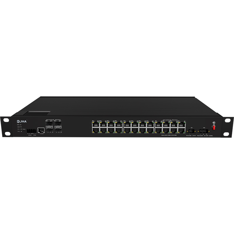 Cheap price Switch Management -
 4*10G Fiber Port+24*10/100/1000Base-T Managed Industrial Ethernet Switch JHA-MIG024W4-1U – JHA