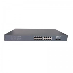 Manufacturing Companies for China Gigabit Industrial Poe Switch - 16 Ports 10/100/1000M PoE Port+2 Gigabit SFP Fiber Port, Smart PoE Switch  JHA-P420016B – JHA