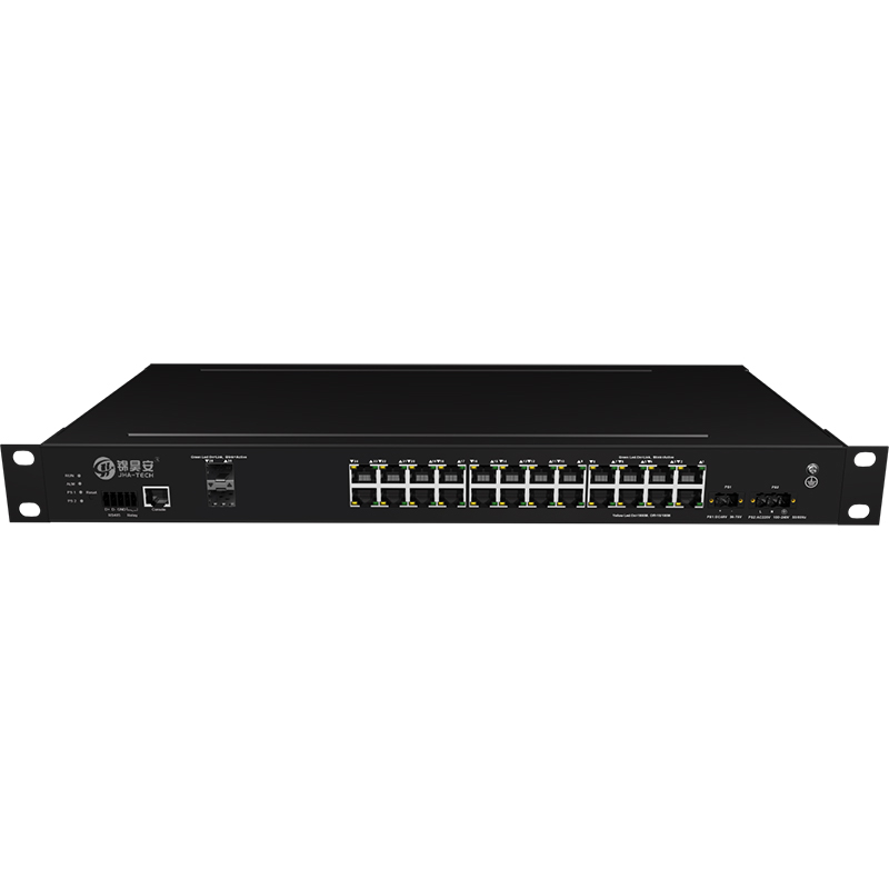 OEM/ODM Manufacturer Network Poe Switch - 2*10G Fiber Port+24*10/100/1000Base-T, Managed Industrial Ethernet Switch JHA-MIG024W2-1U – JHA