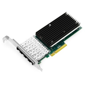 PCI Express v3.0 x8 10Gigabit Quad-port Ethernet Server Adapter JHA-QWC401