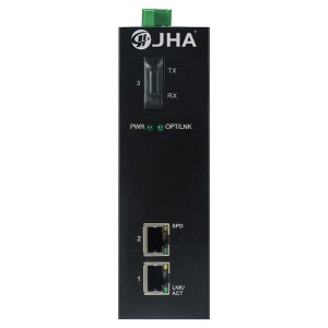 China Wholesale Gpon Olt Manufacturers Pricelist -  2 10/100TX and 1 100FX | Industrial Media Converter JHA-IF12 – JHA