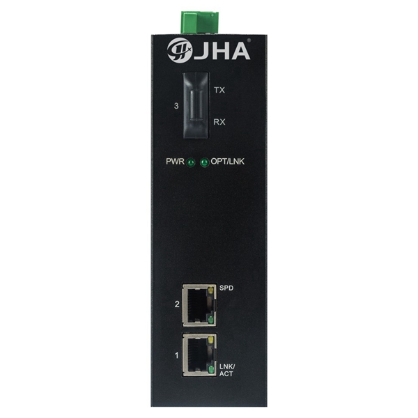 Good Quality Industrial Ethernet Switch –  2 10/100TX and 1 100FX | Industrial Media Converter JHA-IF12 – JHA