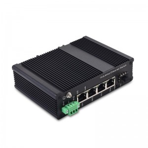 4 10/100TX and 1 100X SFP Slot | Unmanaged Industrial Ethernet Switch JHA-IFS14H
