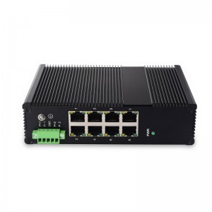 8 10/100TX | Unmanaged Industrial Ethernet Switch JHA-IF08H
