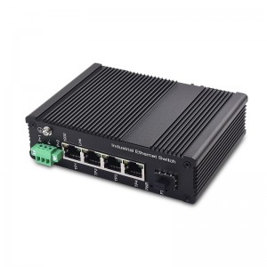 4 10/100/1000TX PoE/PoE+ and 1 1000X SFP Slot | Unmanaged Industrial PoE Switch JHA-IGS14HP