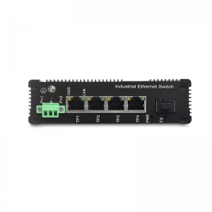 4 10/100/1000TX PoE/PoE+ and 1 1000X SFP Slot | Unmanaged Industrial PoE Switch JHA-IGS14HP