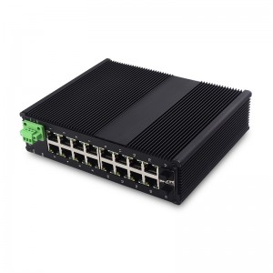 16 10/100/1000TX And 2 1000X SFP Slot | Unmanaged Industrial Ethernet Switch JHA-IGS216H