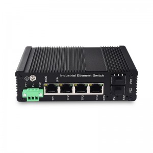 4 10/100/1000TX and 2 1000X SFP Slot | Unmanaged Industrial Ethernet Switch JHA-IGS24H