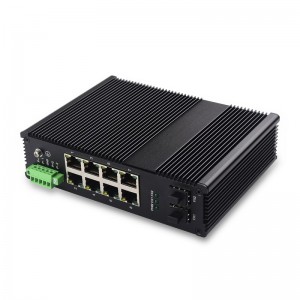8 10/100/1000TX and 2 1000X SFP Slot | Unmanaged Industrial Ethernet Switch JHA-IGS28H