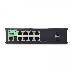 Wholesale China Ethernet Switch Quotes Manufacturer - 8 10/100/1000TX and 2 1000X SFP Slot | Managed Industrial Ethernet Switch JHA-MIGS28H – JHA