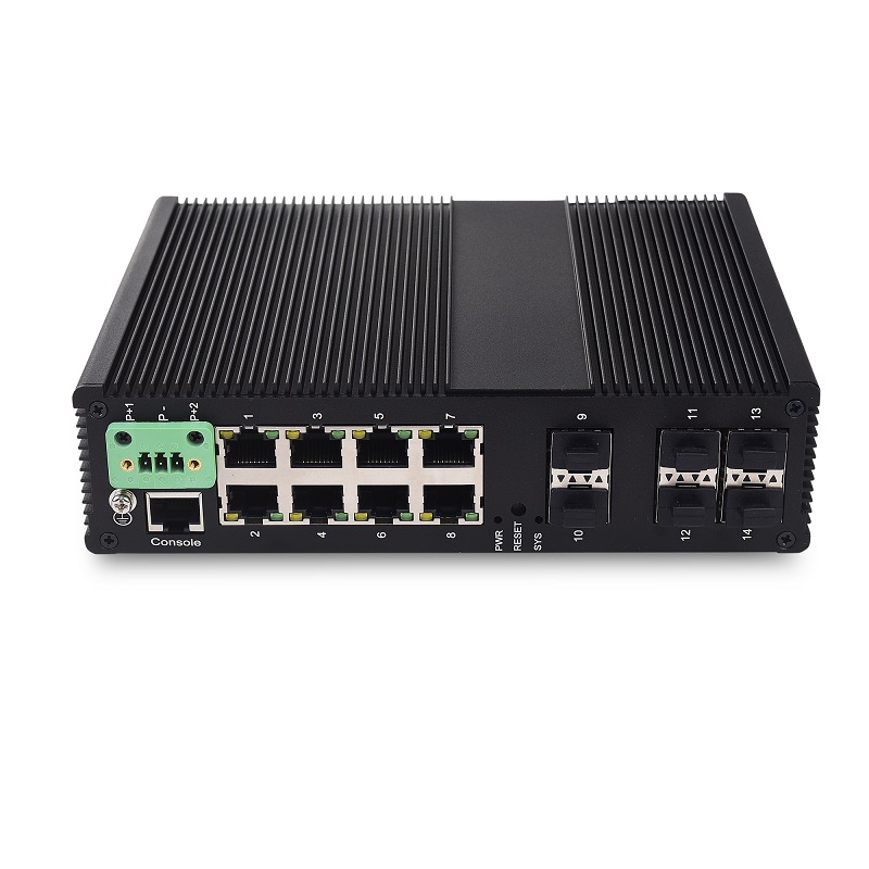 China Wholesale Ethernet Poe Switch Factory Suppliers - 2 10G SFP+ Slot and 4 1000X SFP Slot and 8 10/100/1000TX | Managed Industrial Ethernet Switch JHA-MIW2GS48H – JHA