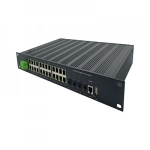 28-port Managed Industrial Ethernet Switch, with 4 10G SFP+ Slot and 24 10/100/1000Base-T(X) Ethernet Port