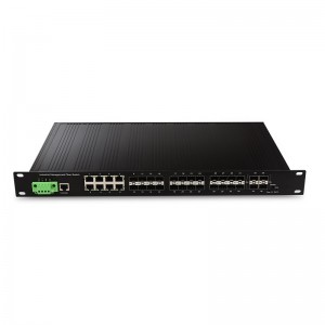 China Wholesale Industrial Ethernet Switch Suppliers Factories - 4 10G SFP+ Slot and 24 1000X SFP Slot and 8 10/100/1000TX | Managed Industrial Ethernet Switch JHA-MIW4GS2408H – JHA