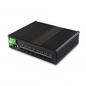 8 1G/10G SFP+ Slot | L2/L3 Managed Industrial Ethernet Switch JHA-MIWS08H