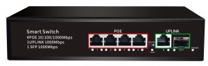 Wholesale China 16 Port Industrial Switch Suppliers Factories - 4*100/1000mbps POE port+1*100/1000mbps UP Link port+1*100/1000mbps SFP Port,with VLAN JHA-P41114BMH – JHA