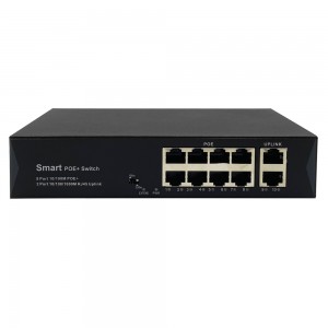 Wholesale China Industrial Switches Manufacturers Pricelist -
 8 Ports 10/100M PoE+2 Uplink Gigabit Ethernet Port | Smart PoE Switch JHA-P30208CBMHGW – JHA