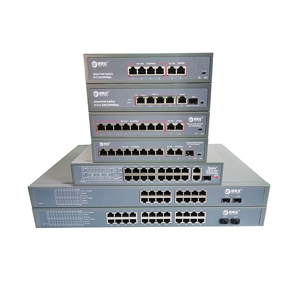 JHA Technology – Passive PoE Switches for 4 and 8 Ports with Two Uplink Ports