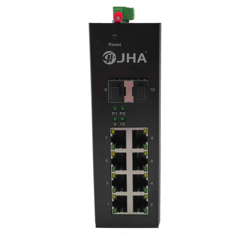 Good Quality Industrial Ethernet Switch – 8 10/100/1000TX and 2 1000X SFP Slot | Managed Industrial Ethernet Switch JHA-MIGS28 – JHA