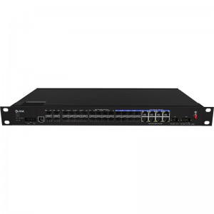 Hot New Products 24 Ports Poe Switch - 20*1000Base-X+8*10/100/1000M Base-T, Managed Industrial Ethernet Switch JHA-MIGS2008-1U – JHA