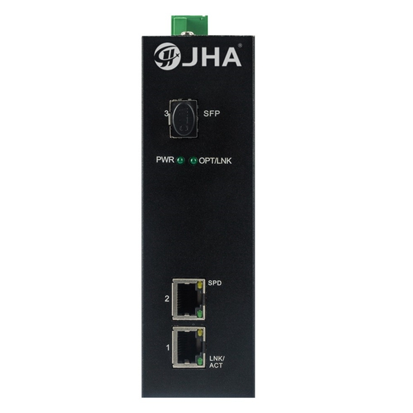 Good Quality Industrial Ethernet Switch – 2 10/100/1000TX and 1 1000X SFP Slot | Industrial Media Converter JHA-IGS12 – JHA