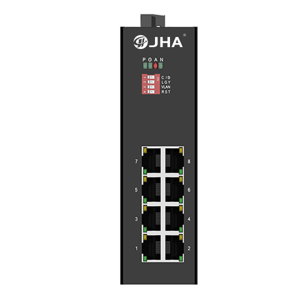 Good quality 8 Ports Managed Industrial Switch Dc: 12-36v -
  8 10/100/1000TX | Unmanaged Industrial Ethernet Switch JHA-IG08 – JHA