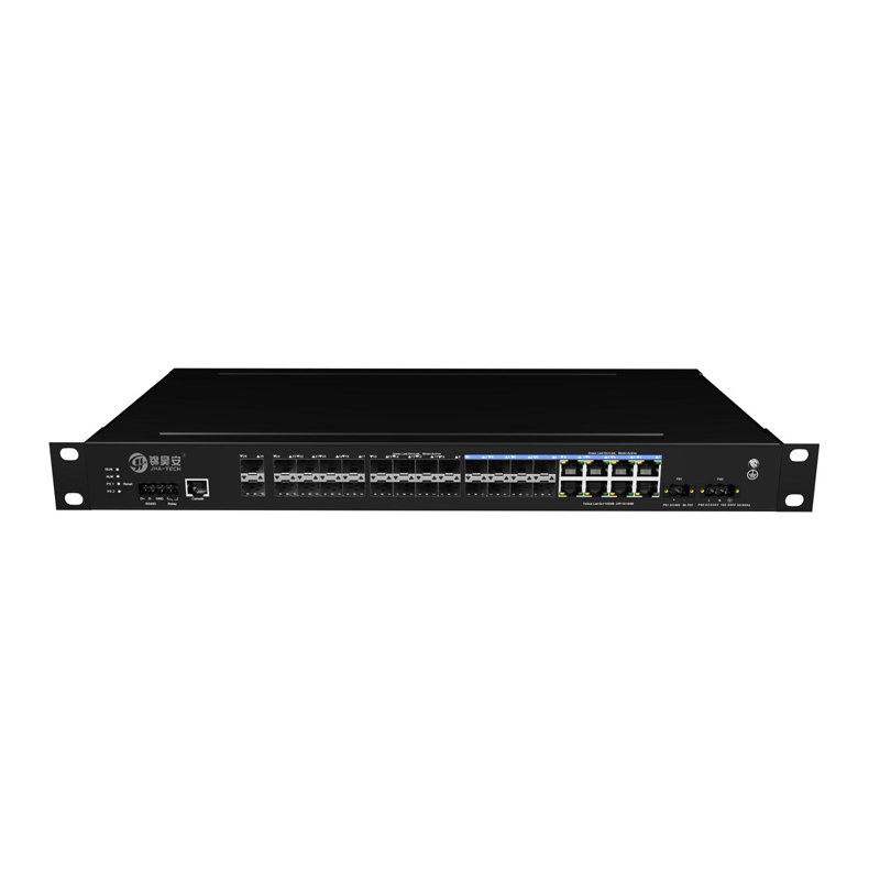 Hot New Products 24 Ports Poe Switch -
 2*10G Fiber Port+16*1000Base-X+8*10/100/1000Base-T, Managed Industrial Ethernet Switch JHA-MIGS1608W2-1U – JHA