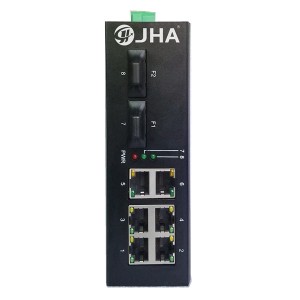 Wholesale China 8 Port Industrial Switch Manufacturers Pricelist - 6 10/100TX and 2 100FX | Unmanaged Industrial Ethernet Switch JHA-IF26 – JHA